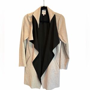 NIC+ZOE Two-Tone‎ Open Front Cardigan